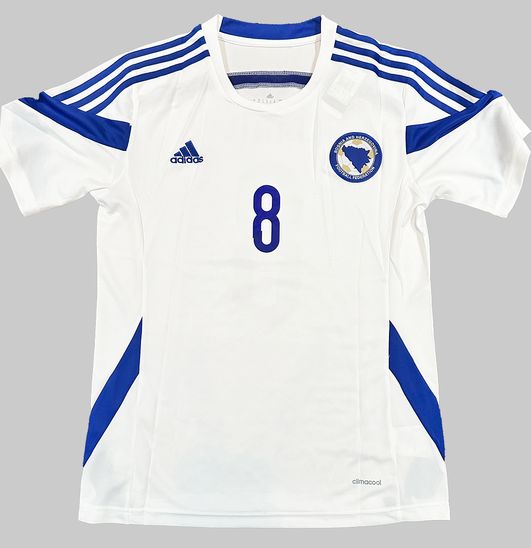 Bosnia and Herzegovina World Cup 2014 Adidas Away Football - PJANIC Replica Jersey