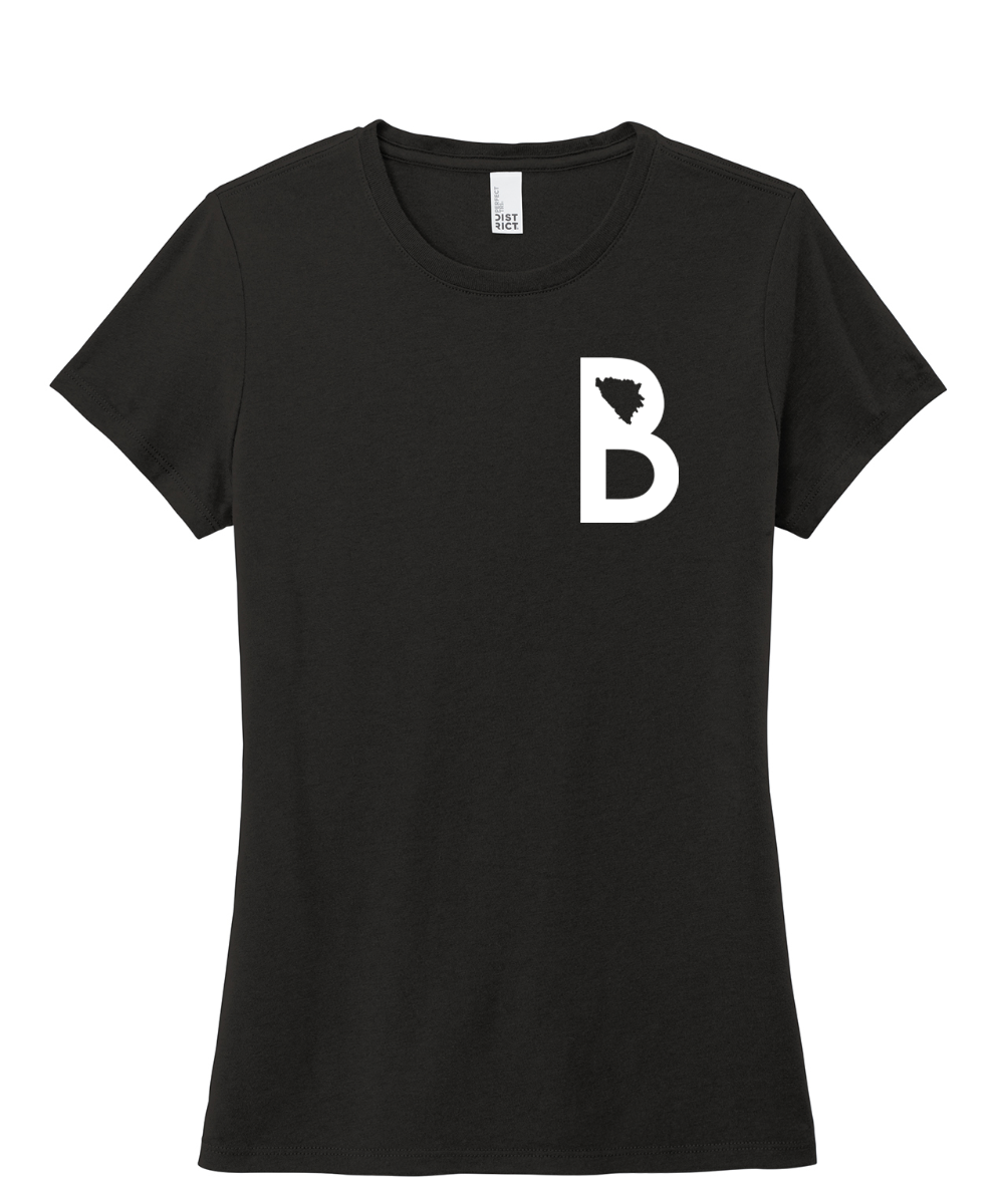 BiH Letter - Ladies Core Cotton Tee