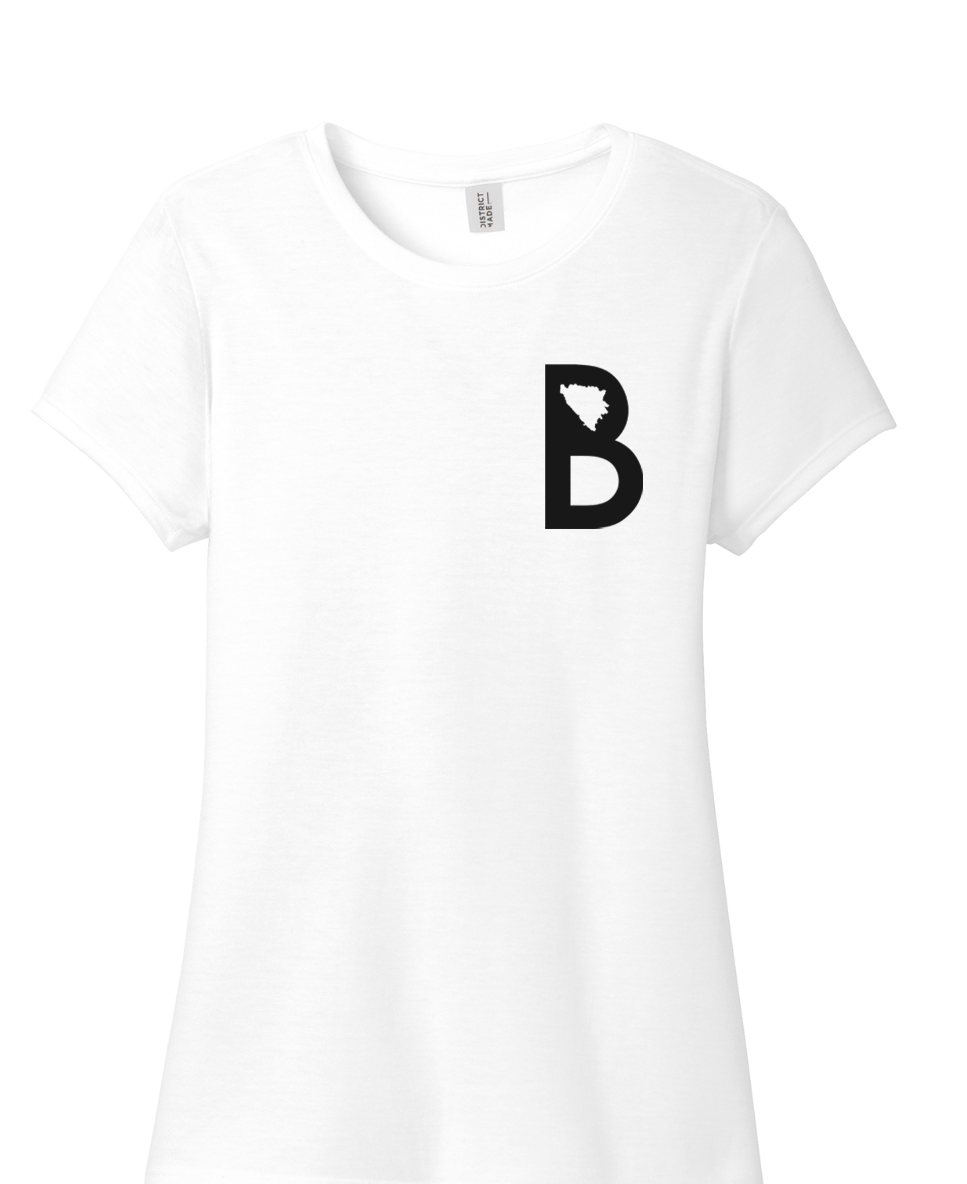 BiH Letter - Ladies Core Cotton Tee