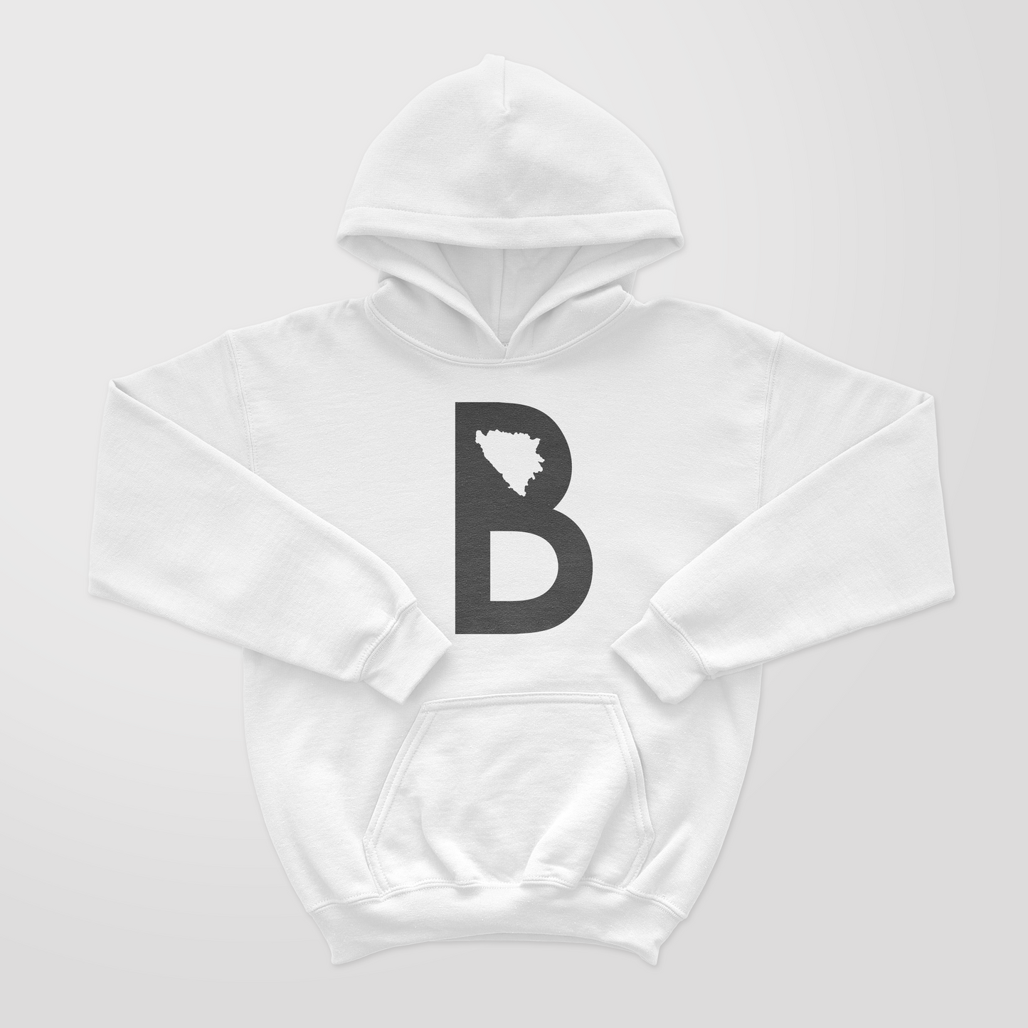 BiH Letter - YOUTH - Pullover Hooded Sweatshirt