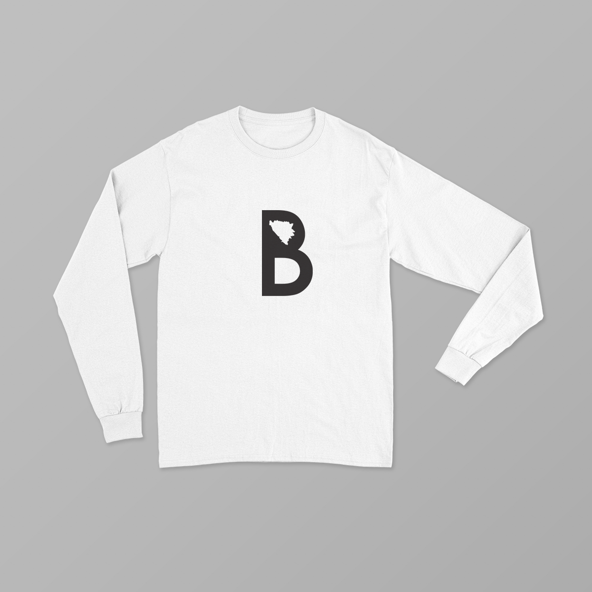 BiH Letter - Youth - Long Sleeve Cotton Tee