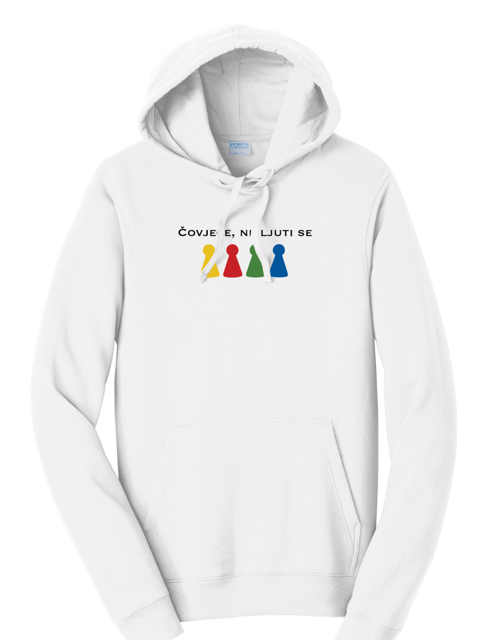 Čovječe - Men's - Pullover Hooded Sweatshirt