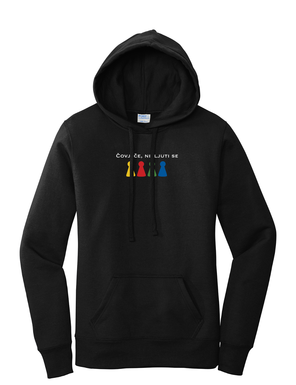 Čovječe - Women's - Pullover Hooded Sweatshirt