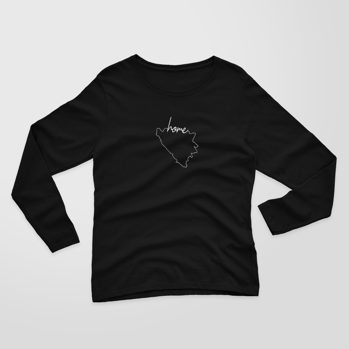 Home 2.0 - Ladies Long Sleeve Core Cotton Tee