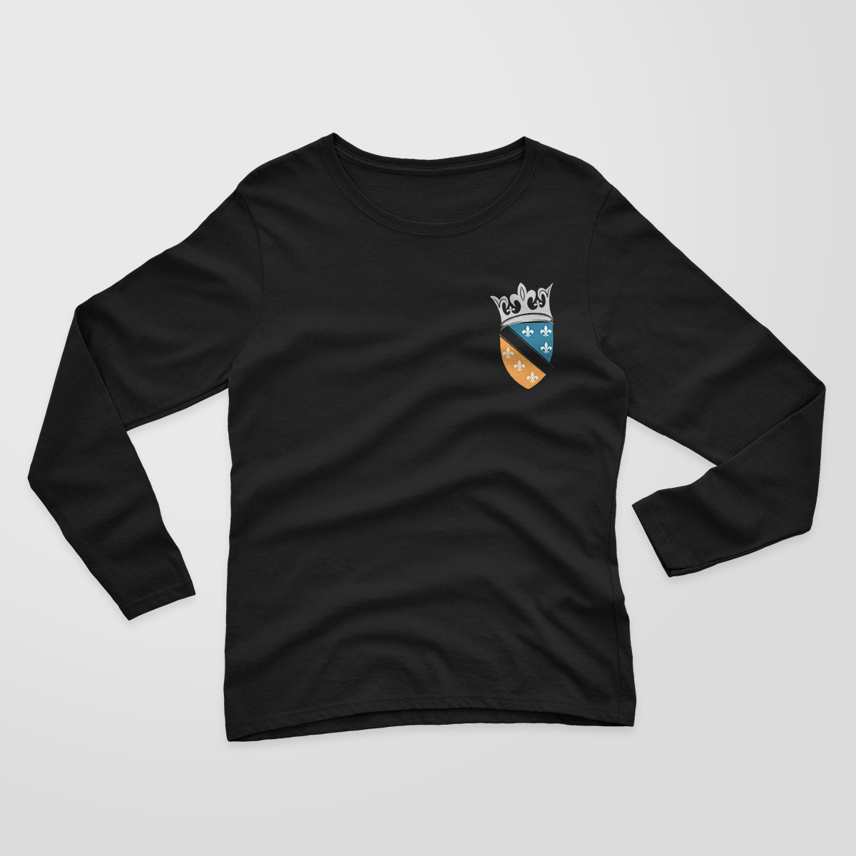 King Tvrtko - Chest - Ladies Long Sleeve Core Cotton Tee