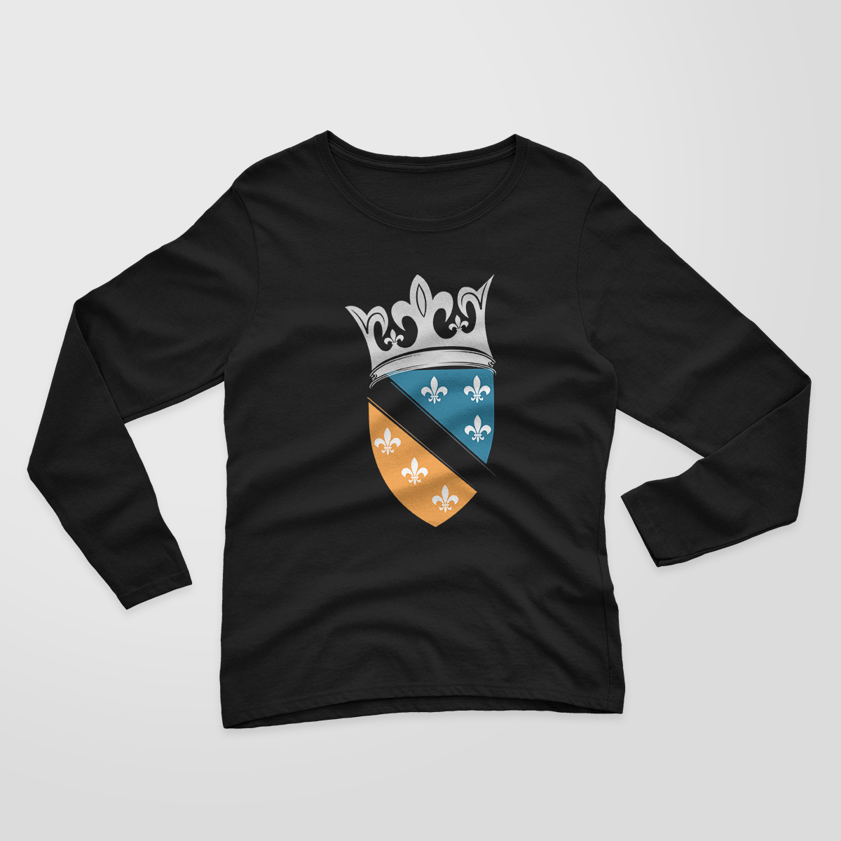 King Tvrtko - Ladies Long Sleeve Core Cotton Tee