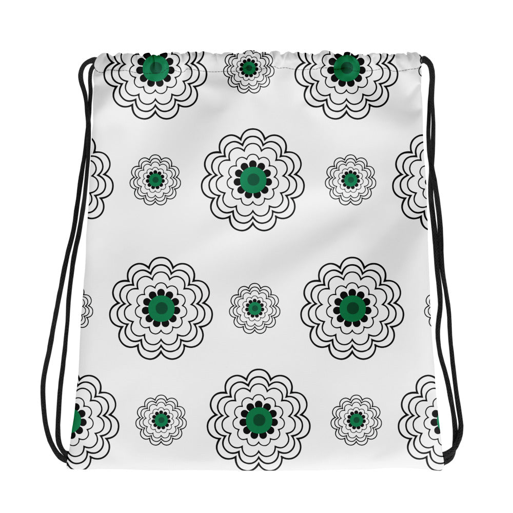 Srebrenica Flower Drawstring bag