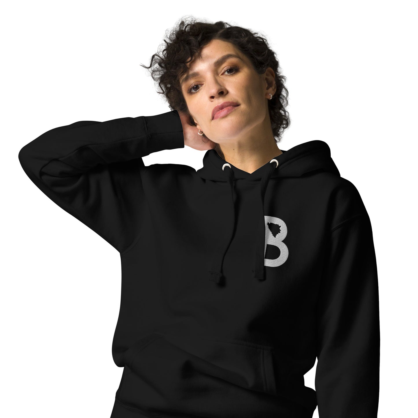 BiH Letter Unisex "Embroidered" Premium Hoodie