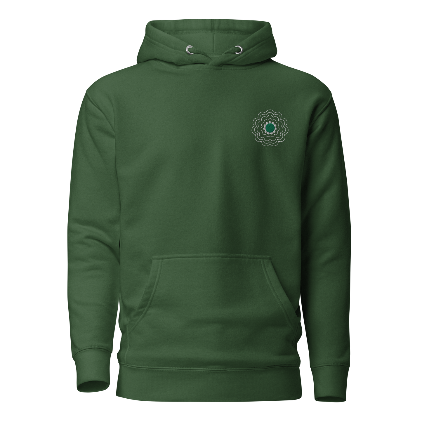 Srebrenica Flower - Embroidered - Unisex Hoodie